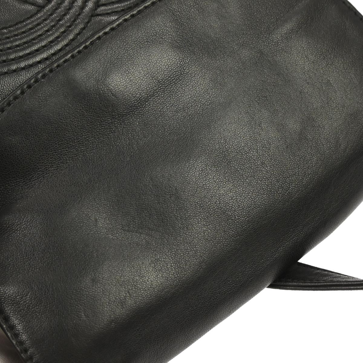 Chanel 1996-1997 Black Lambskin Backpack