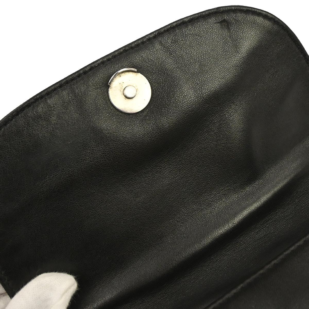 Chanel 1996-1997 Black Lambskin Backpack