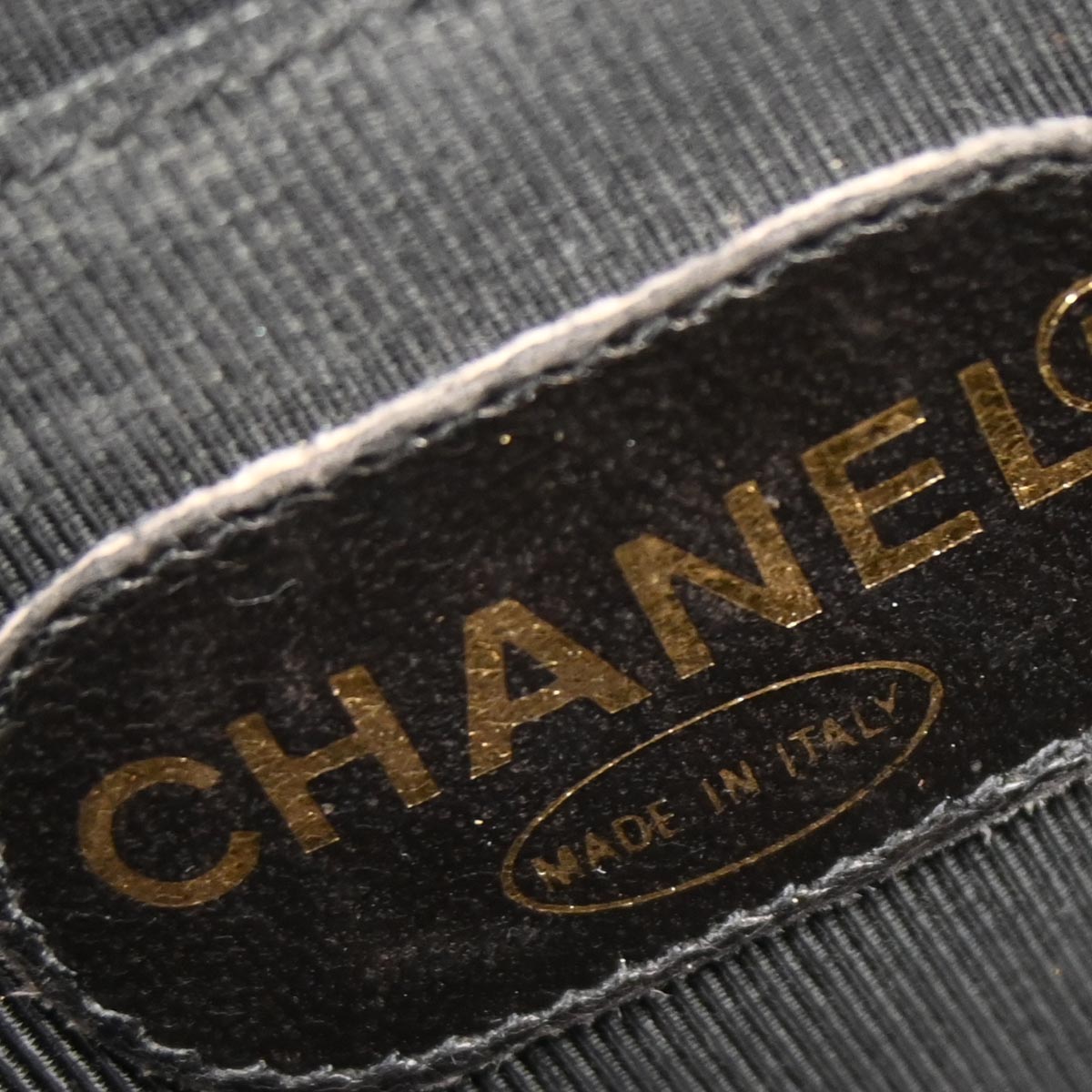 Chanel 1996-1997 Black Caviar Skin Triple CC Shoulder Bag