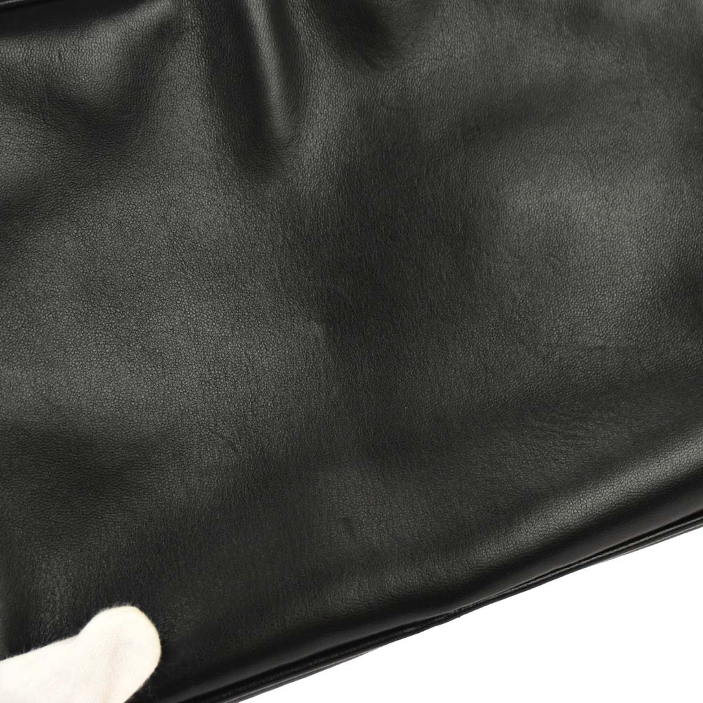Chanel 1994-1996 Black Lambskin Triple CC Camera Bag Small