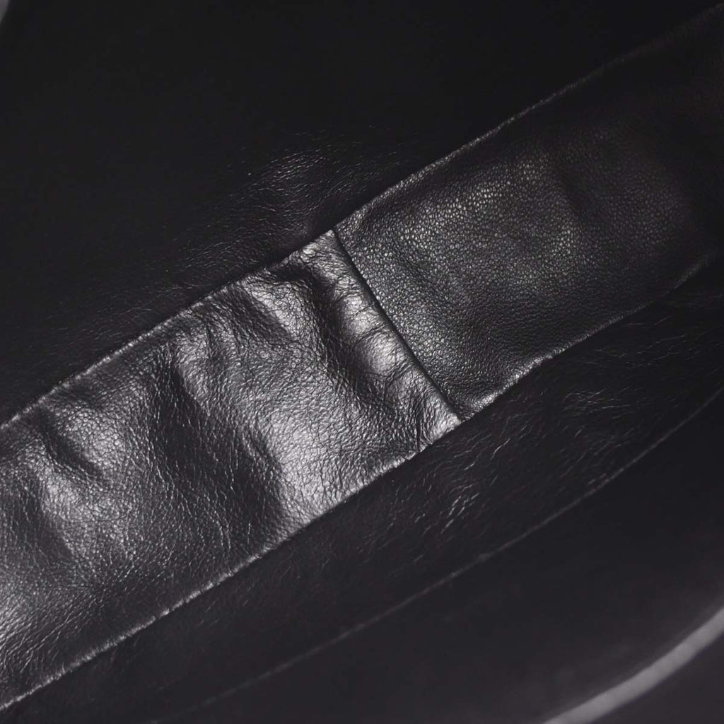 Chanel 1994-1996 Black Lambskin Triple CC Camera Bag Small