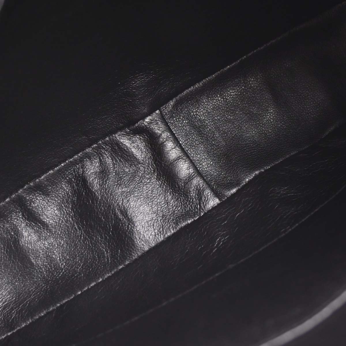 Chanel 1994-1996 Black Lambskin Triple CC Camera Bag Small