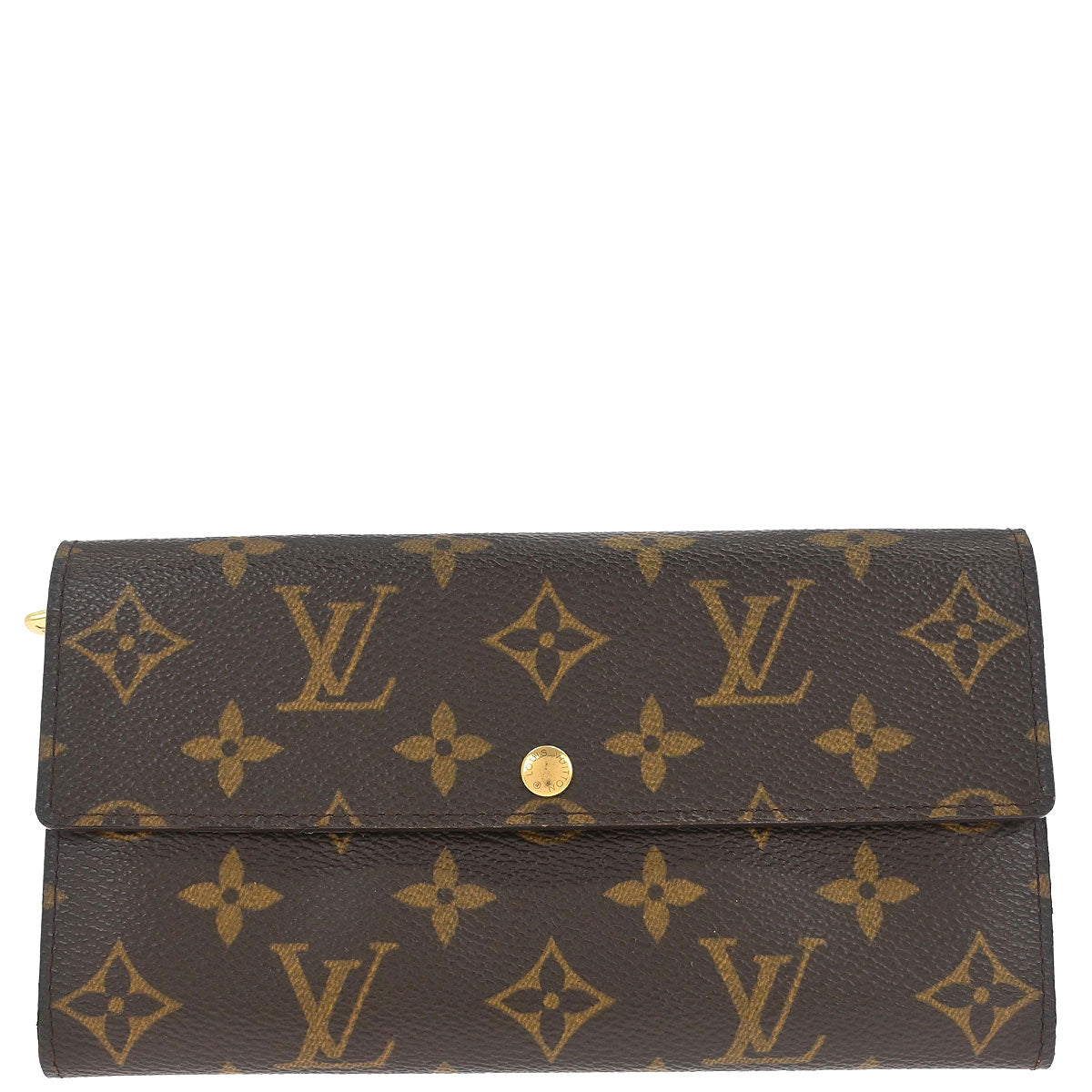 Louis Vuitton 2003 Monogram Porte Monnaie Credit Wallet M61725