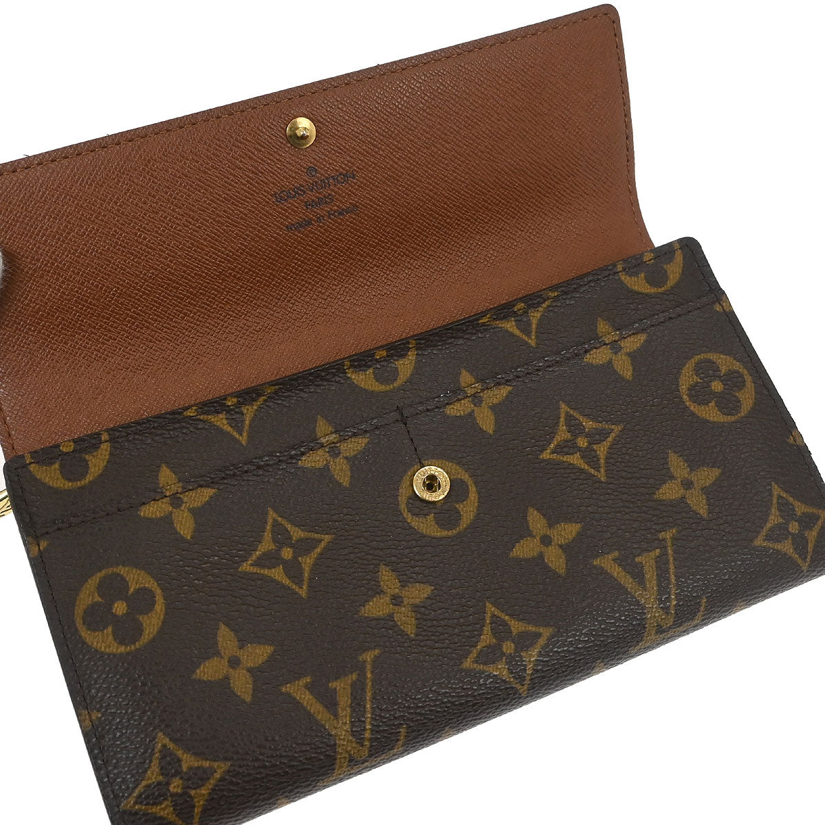 Louis Vuitton 2003 Monogram Porte Monnaie Credit Wallet M61725