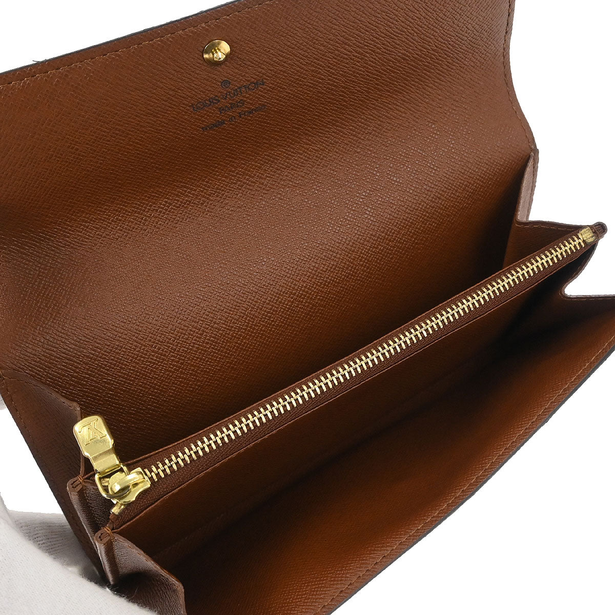 Louis Vuitton 2003 Monogram Porte Monnaie Credit Wallet M61725