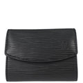 Louis Vuitton 2006 Black Epi Porte Mannaie Simple Coin Wallet M63412