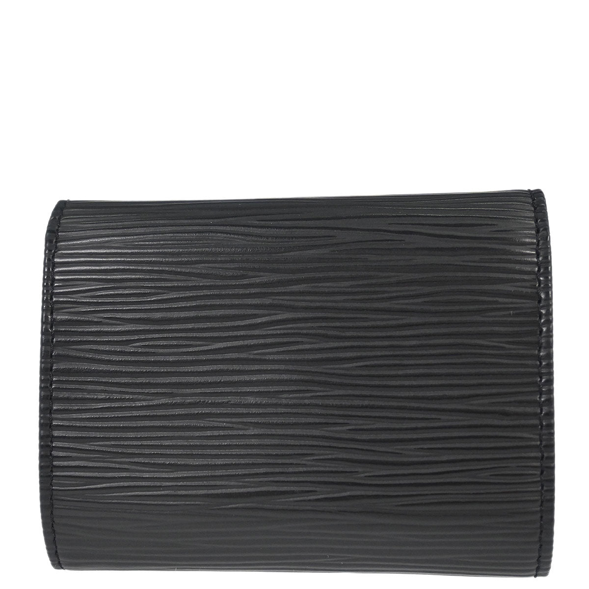 Louis Vuitton 2006 Black Epi Porte Mannaie Simple Coin Wallet M63412