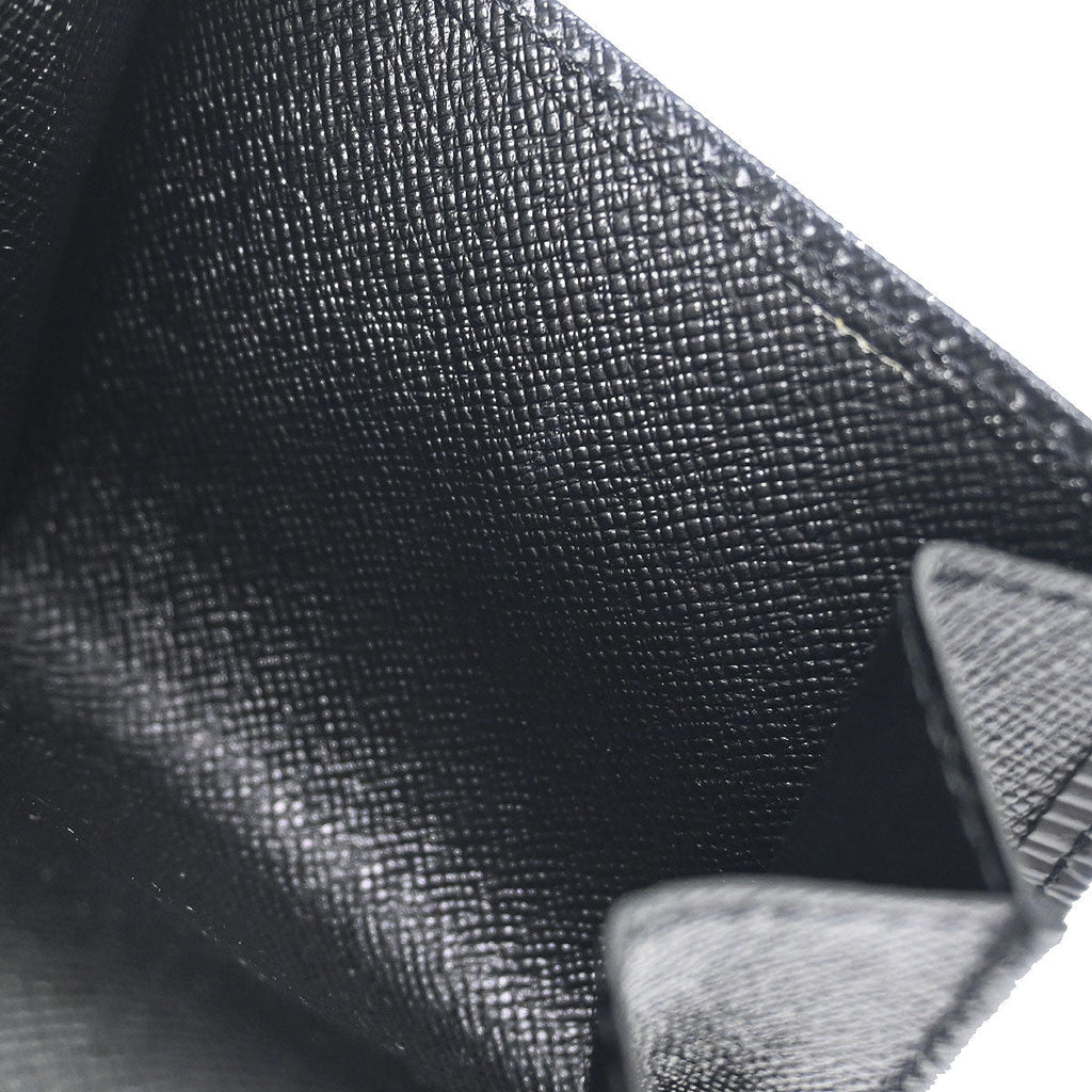Louis Vuitton 2006 Black Epi Porte Mannaie Simple Coin Wallet M63412