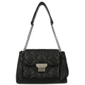 Chanel 2003-2004 Black Caviar Skin Accordion Flap Handbag