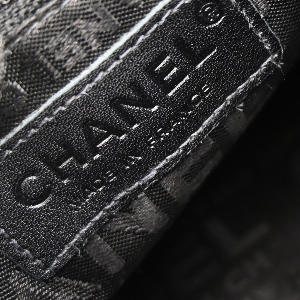 Chanel 2003-2004 Black Caviar Skin Accordion Flap Handbag
