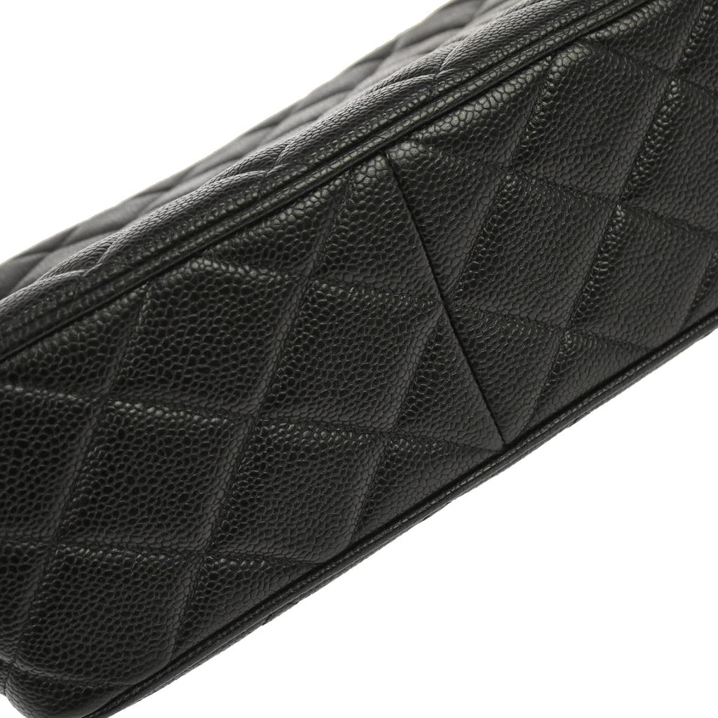 Chanel Black Caviar Skin Shoulder Bag
