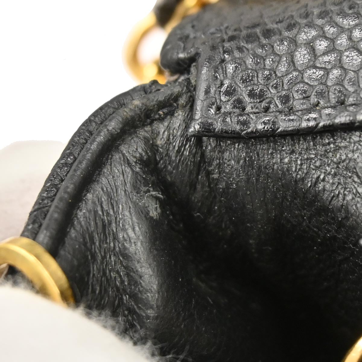 Chanel Black Caviar Skin Shoulder Bag