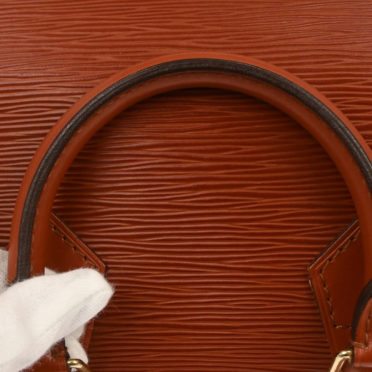 Louis Vuitton 1995 Brown Epi Speedy 25 Handbag M43013