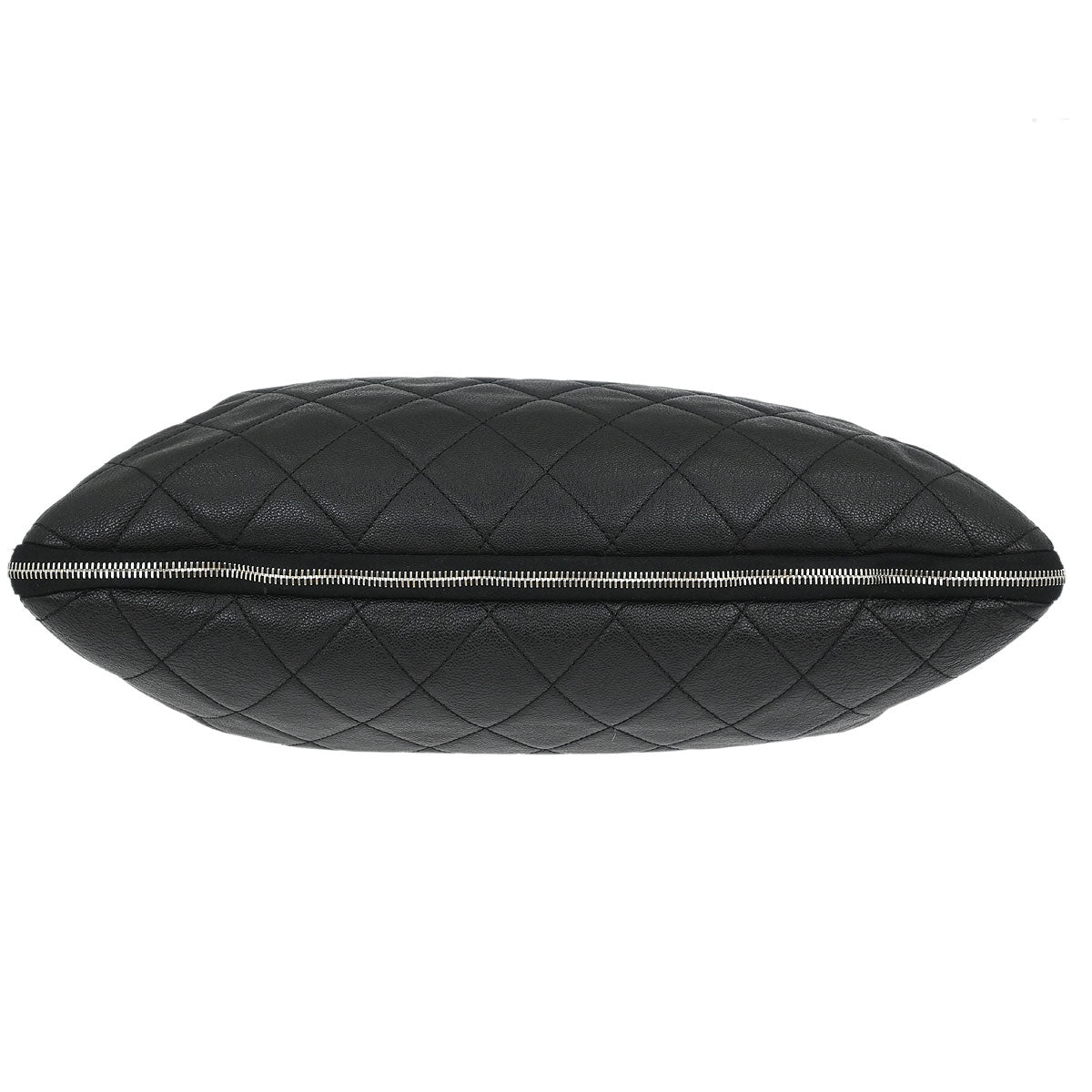 Chanel 2009-2010 Black Calfskin Boating Classic Shopper Tote Bag