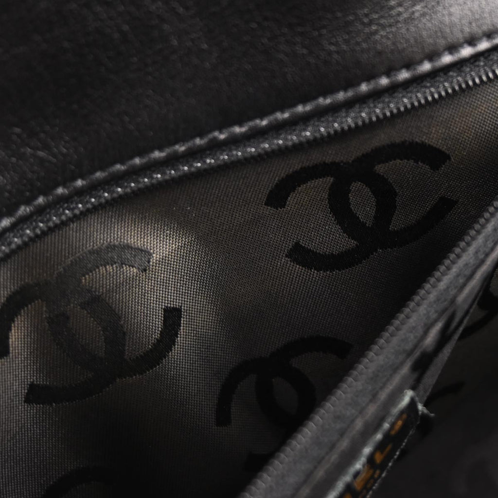 Chanel 2005-2006 Black Calfskin Wild Stitch Handbag