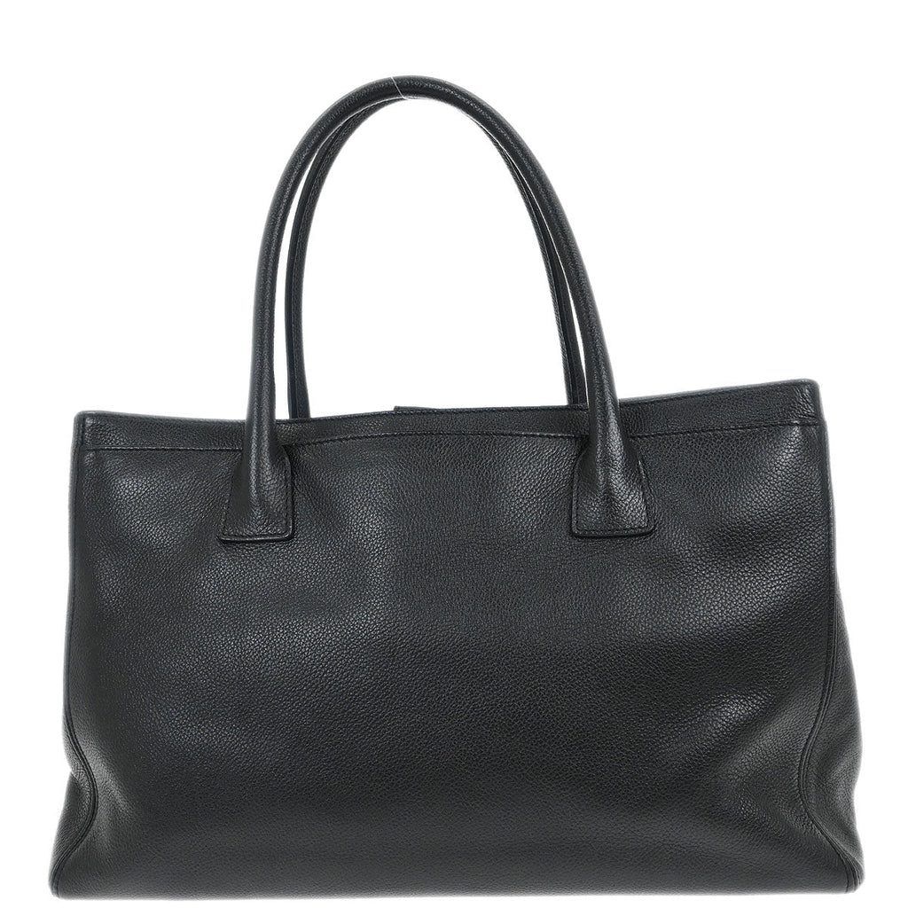 Chanel 2008-2009 Black Calfskin Executive Cerf Tote Bag