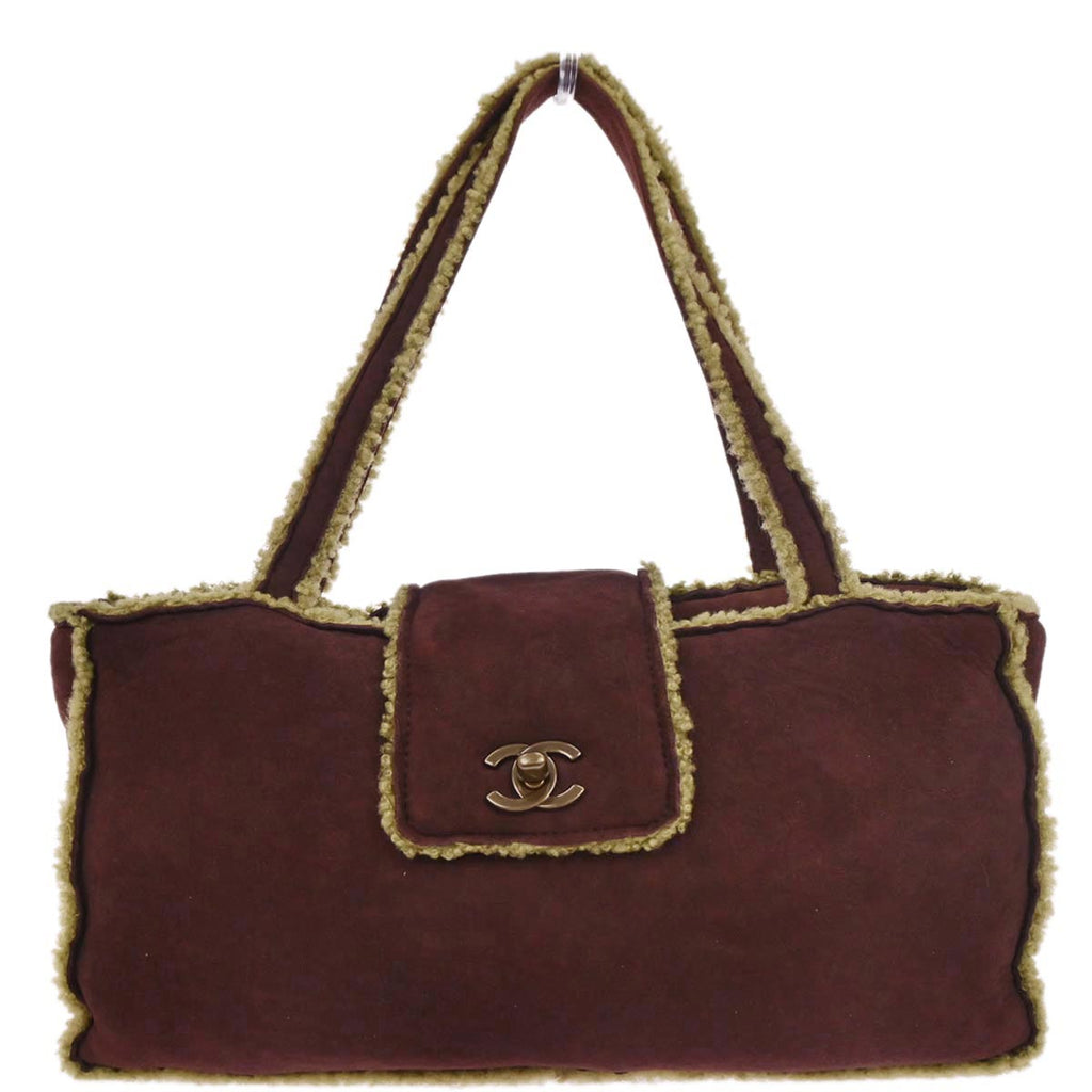Chanel 1997-1999 Brown Mouton Tote Handbag