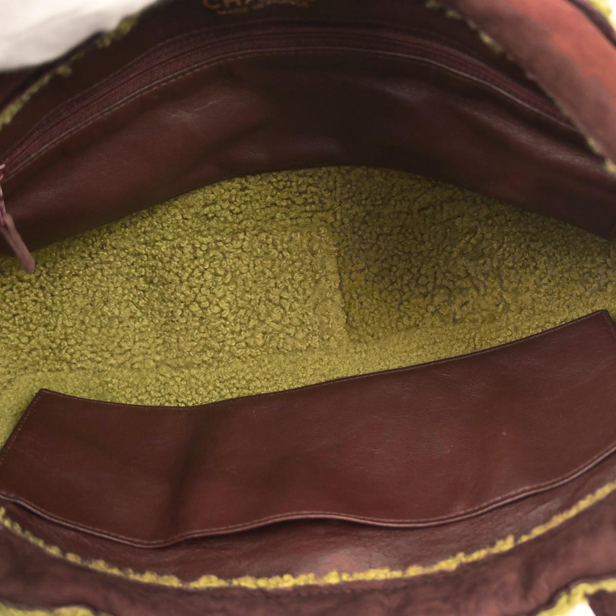 Chanel 1997-1999 Brown Mouton Tote Handbag