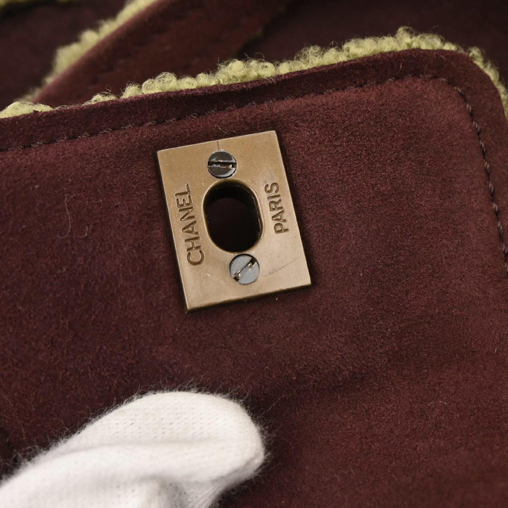 Chanel 1997-1999 Brown Mouton Tote Handbag
