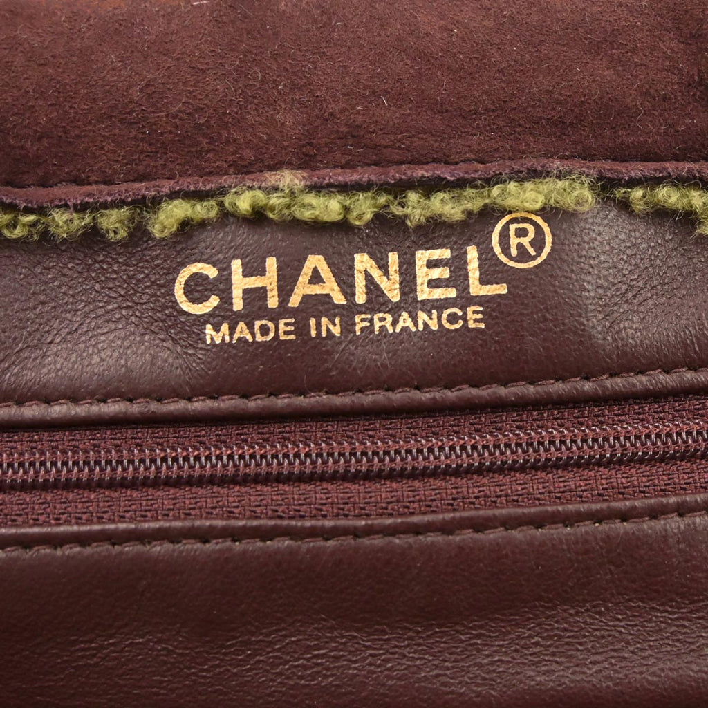 Chanel 1997-1999 Brown Mouton Tote Handbag