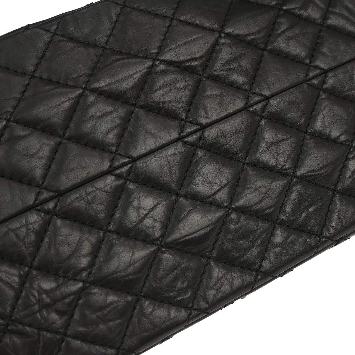 Chanel 2011 Black Calfskin Mademoiselle Lock Shoulder Bag