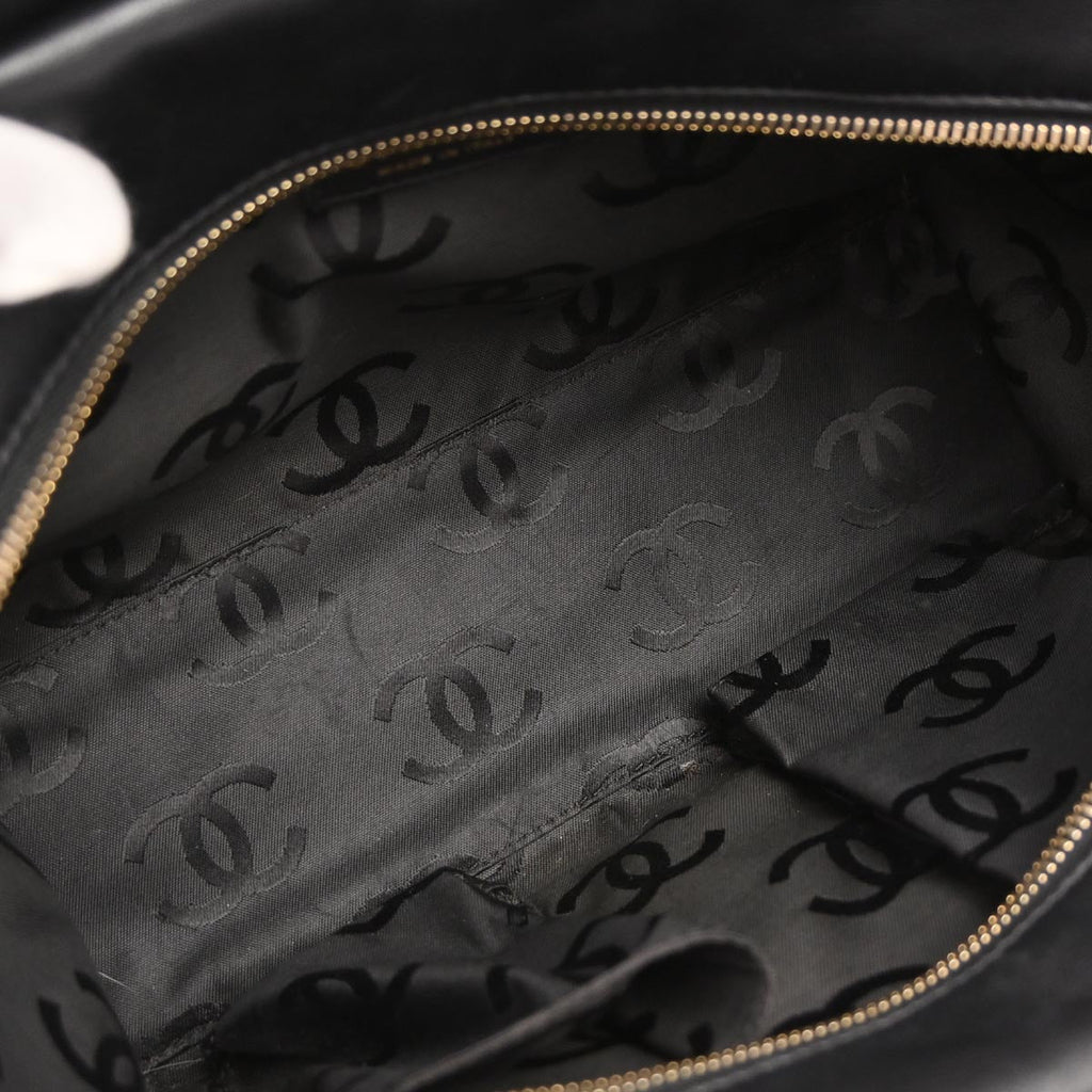 Chanel 2005-2006 Black Calfskin Wild Stitch Handbag
