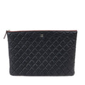 Chanel Large Black Caviar Classic O-Case with SiLouis Vuittoner Hardware