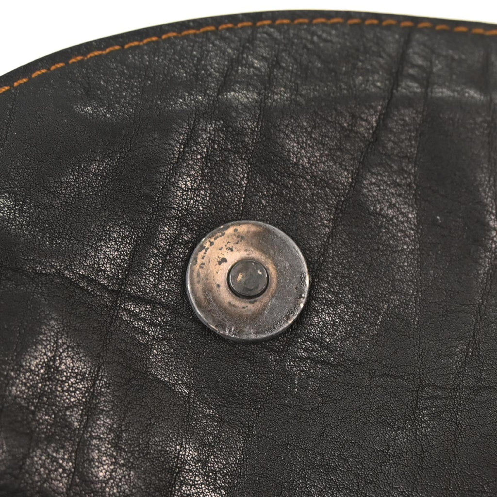 Christian Dior Black Gaucho Crossbody Bag