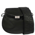 Chanel 2003-2004 Black Lambskin Choco Bar Shoulder Bag