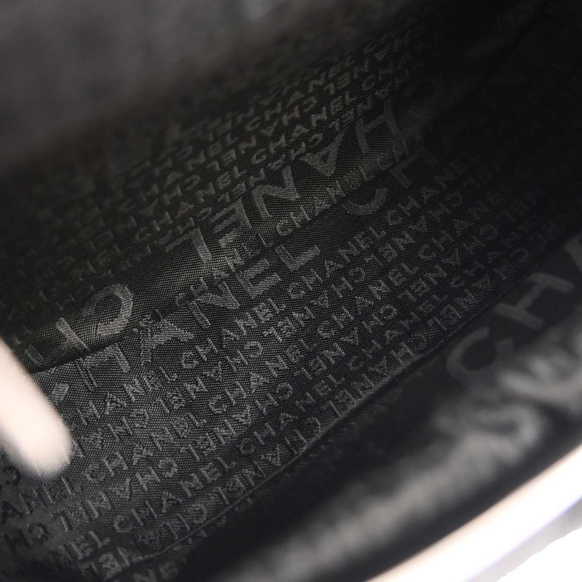 Chanel 2003-2004 Black Lambskin Choco Bar Shoulder Bag