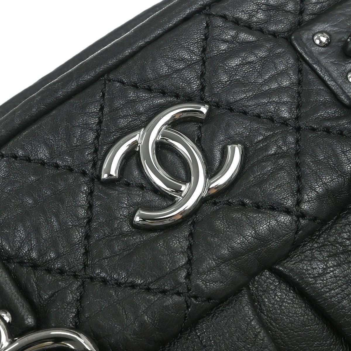 Chanel 2008-2009 Black Calfskin Handbag