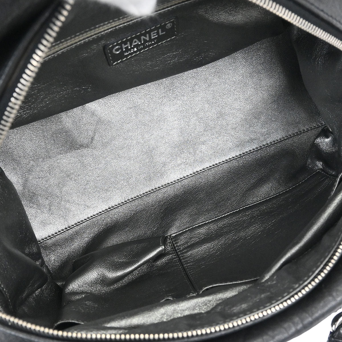 Chanel 2008-2009 Black Calfskin Handbag