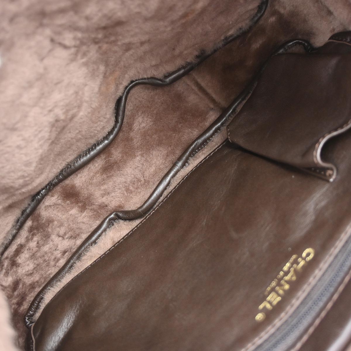 Chanel 2005-2006 Brown Mouton Shoulder Bag