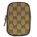 Gucci Beige Canvas GG Cigarette Case Pouch