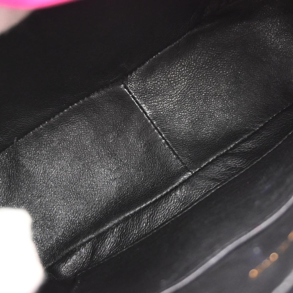 Chanel 1991-1994 Purple Lambskin Camera Bag Mini