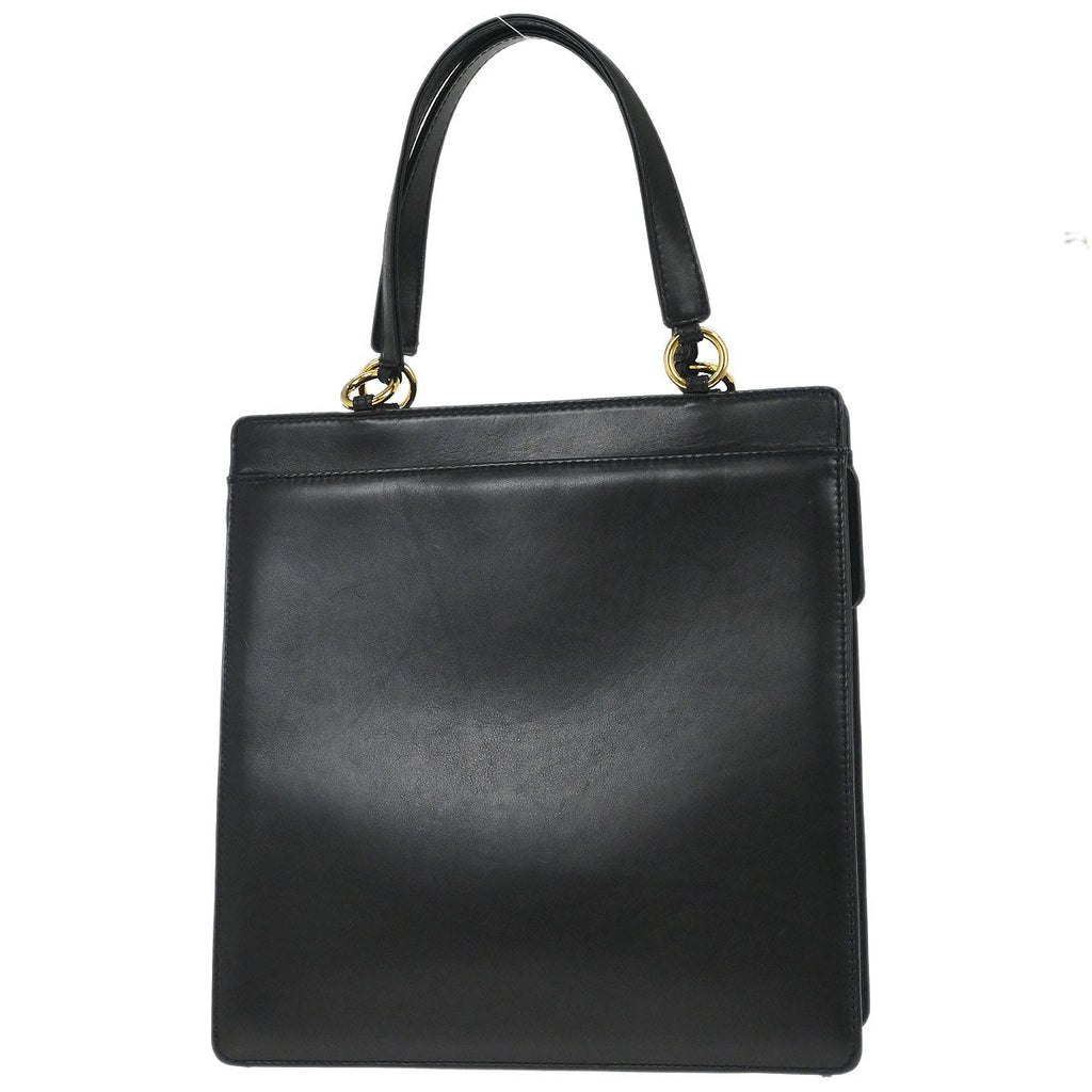 Chanel 1997-1999 Black Lambskin Tote Bag