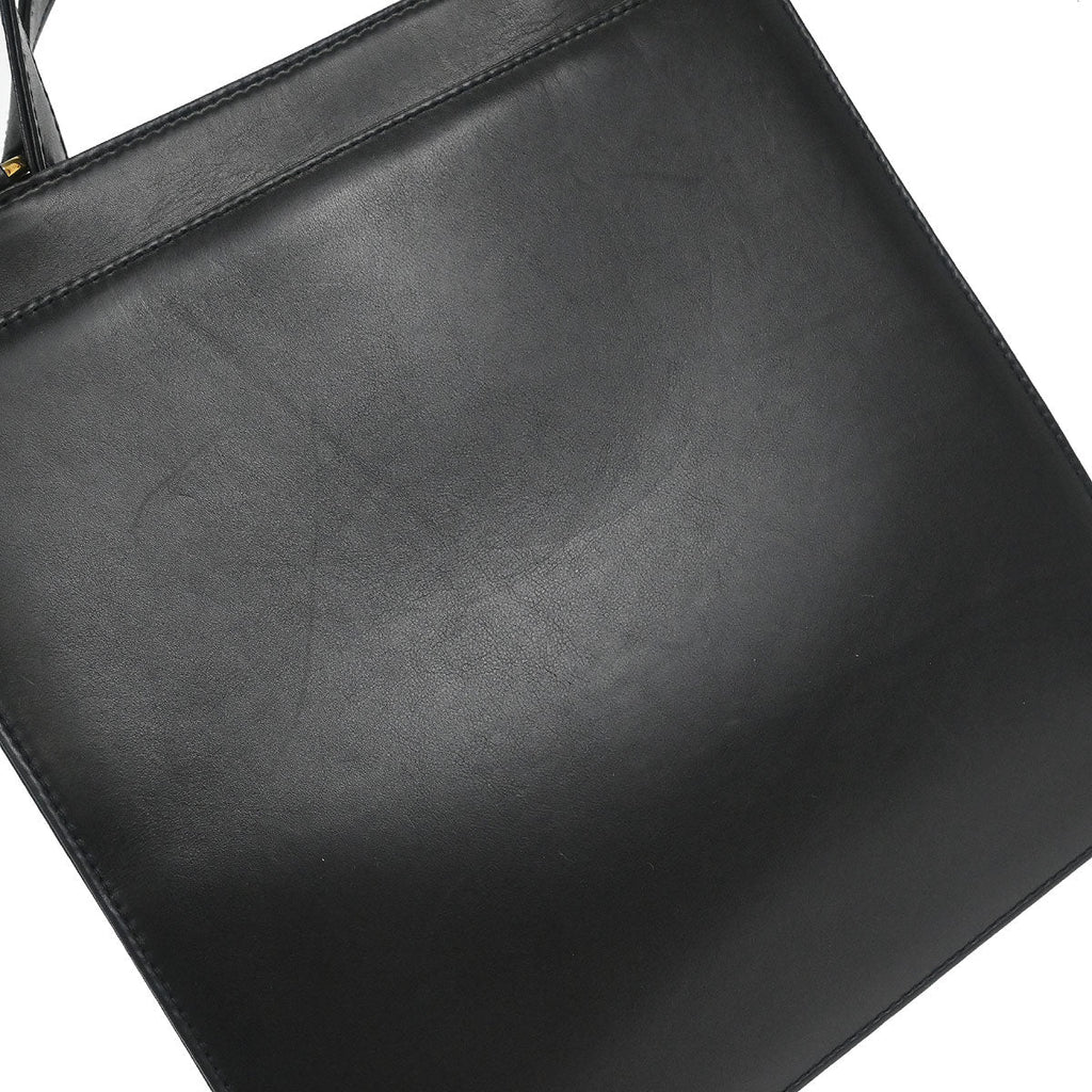 Chanel 1997-1999 Black Lambskin Tote Bag