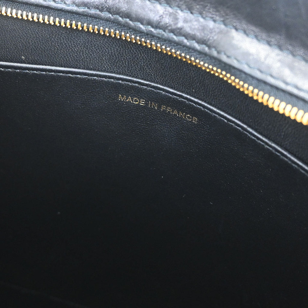 Chanel 1997-1999 Black Lambskin Tote Bag