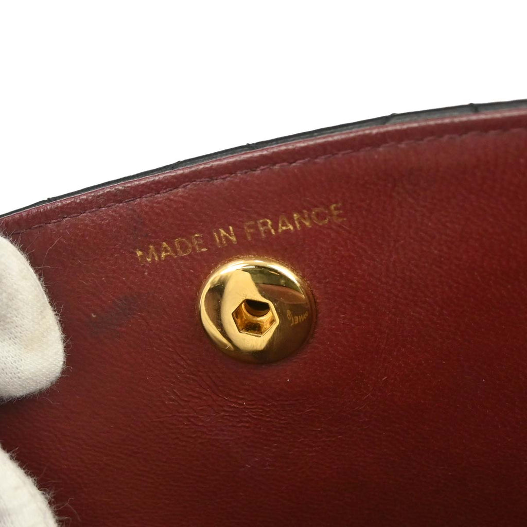Chanel Black Lambskin Chunky Chain Bum Belt Waist Bag