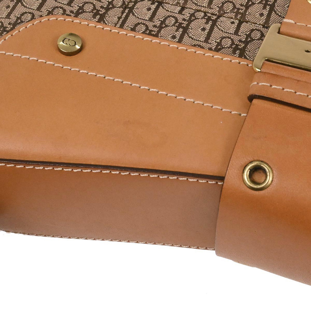 Christian Dior Brown Trotter Street Chic Columbus Shoulder Bag