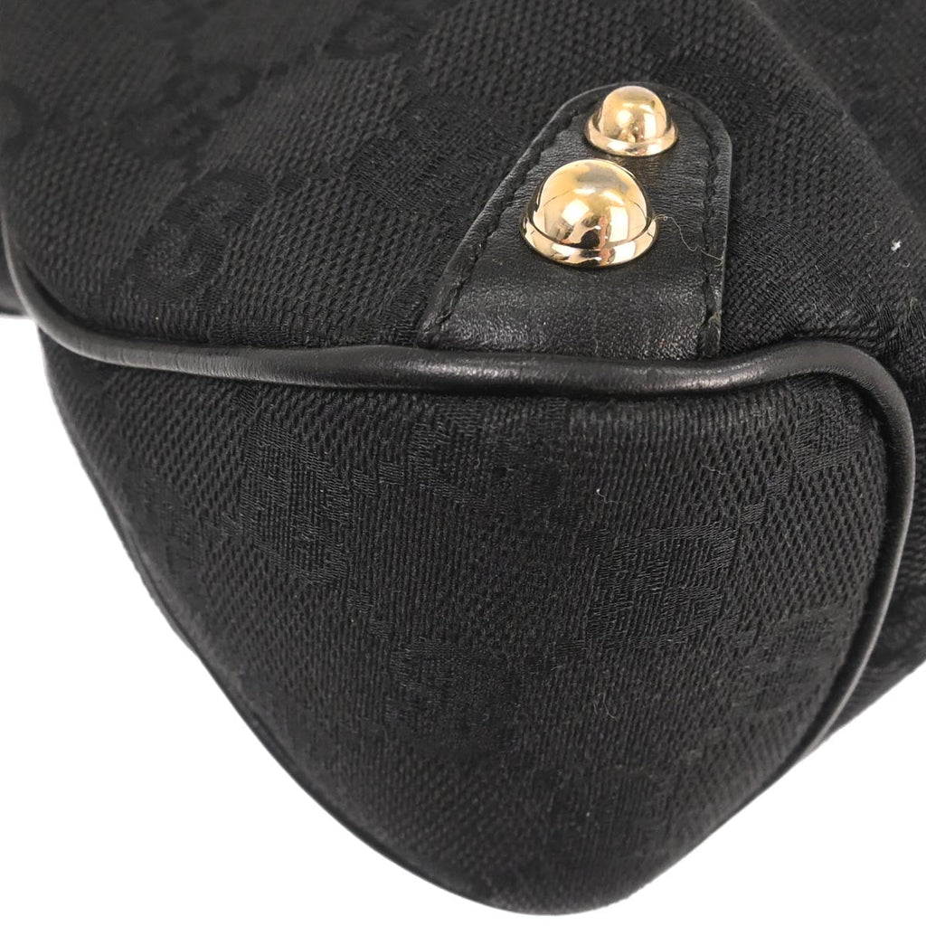 Gucci Black GG Horsebit Handbag