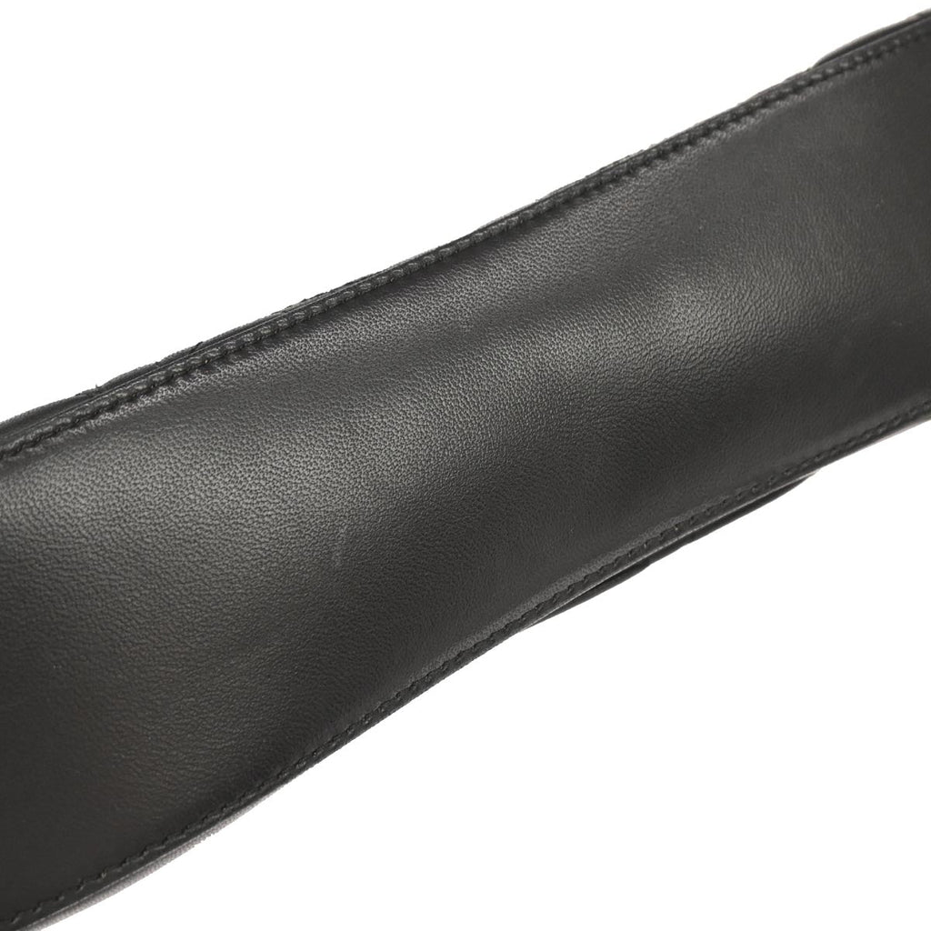 Christian Dior Black Lambskin Cannage Evening Baguette Handbag