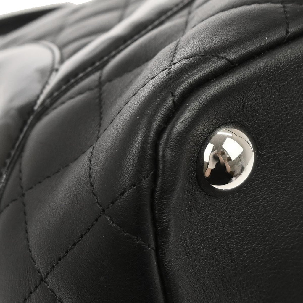 Chanel Black Calfskin Cambon Ligne Tote Handbag
