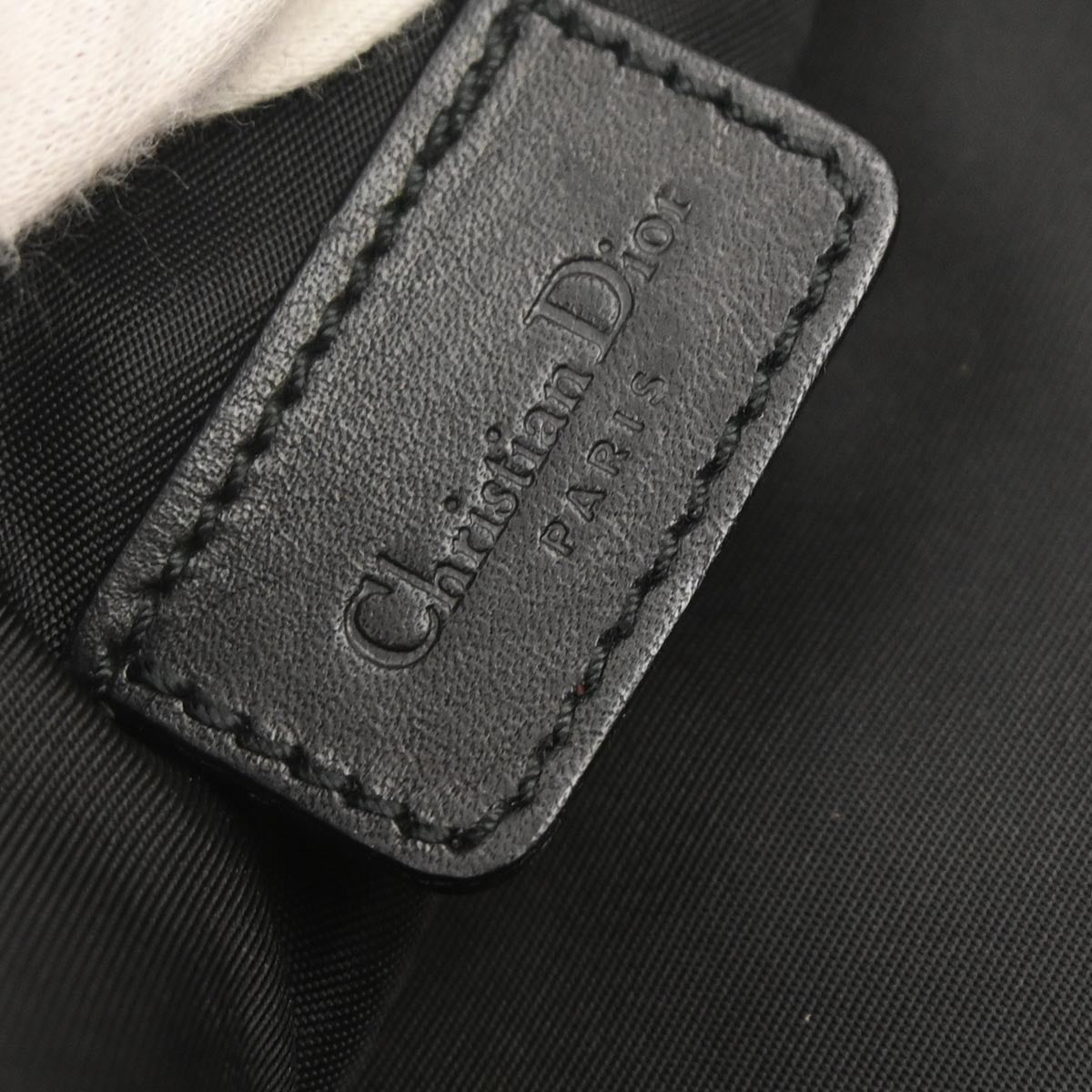Christian Dior Black Trotter Saddle Handbag