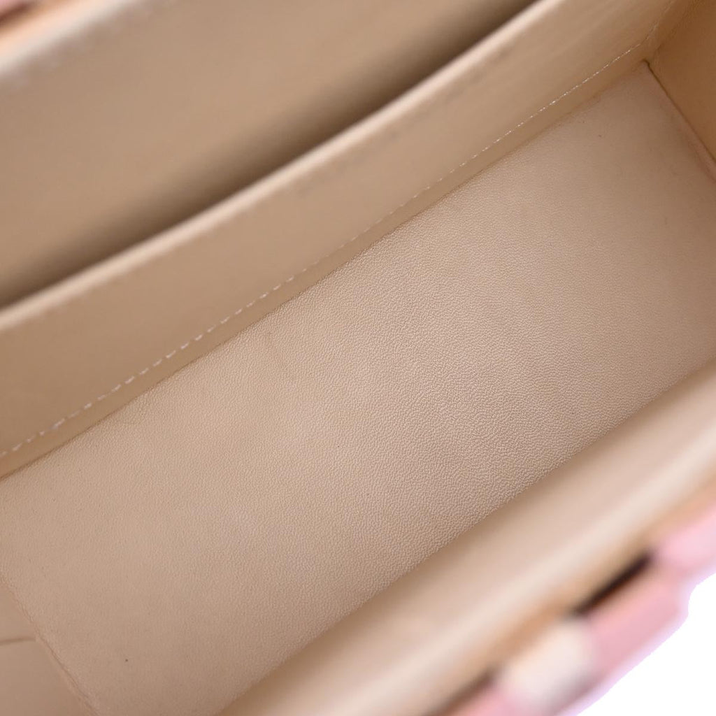 Chanel 2000-2002 Pink Acrylic Puzzle Block Tote Handbag