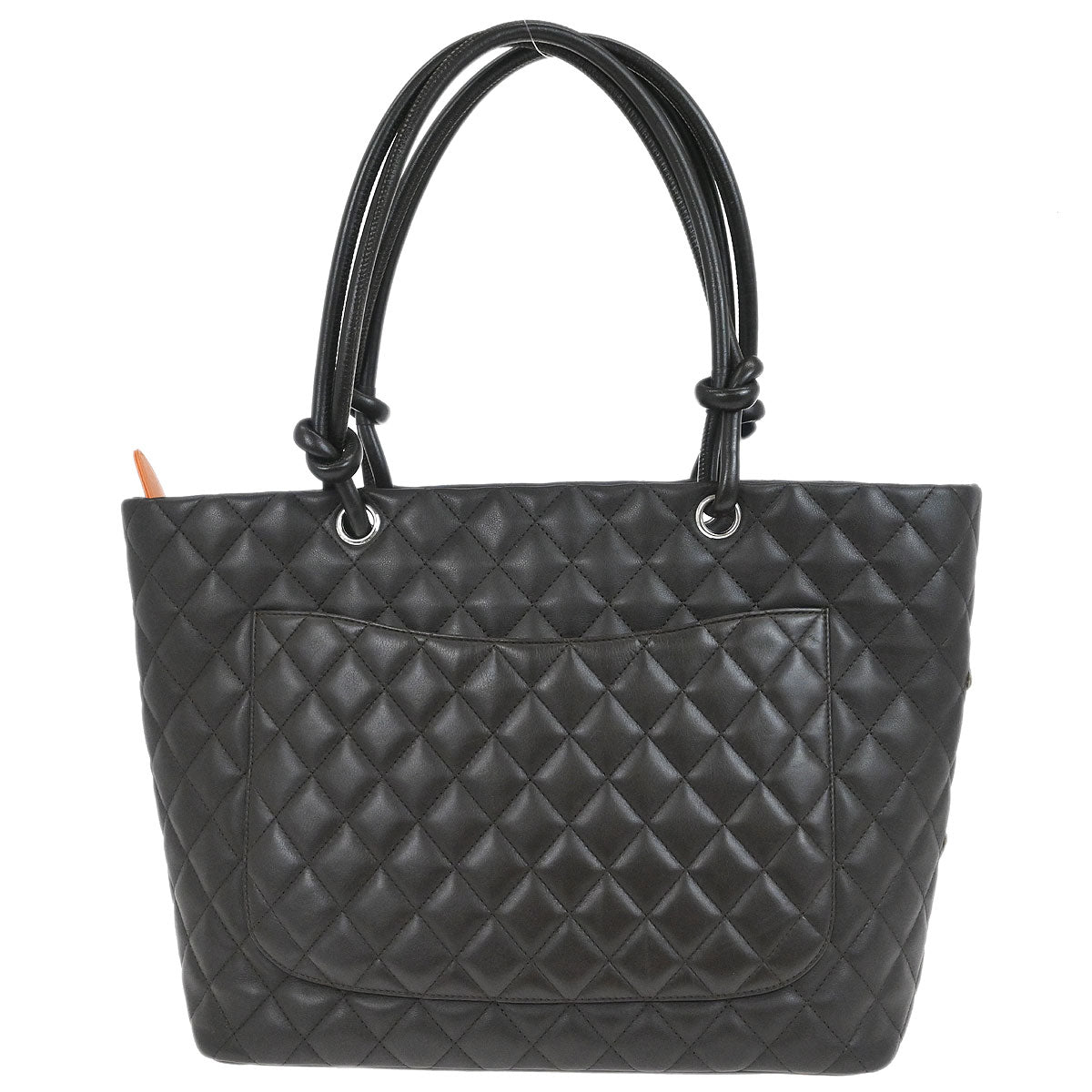 Chanel 2005-2006 Brown Calfskin Cambon Ligne Tote Handbag