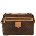 Celine Brown Macadam Shoulder Bag