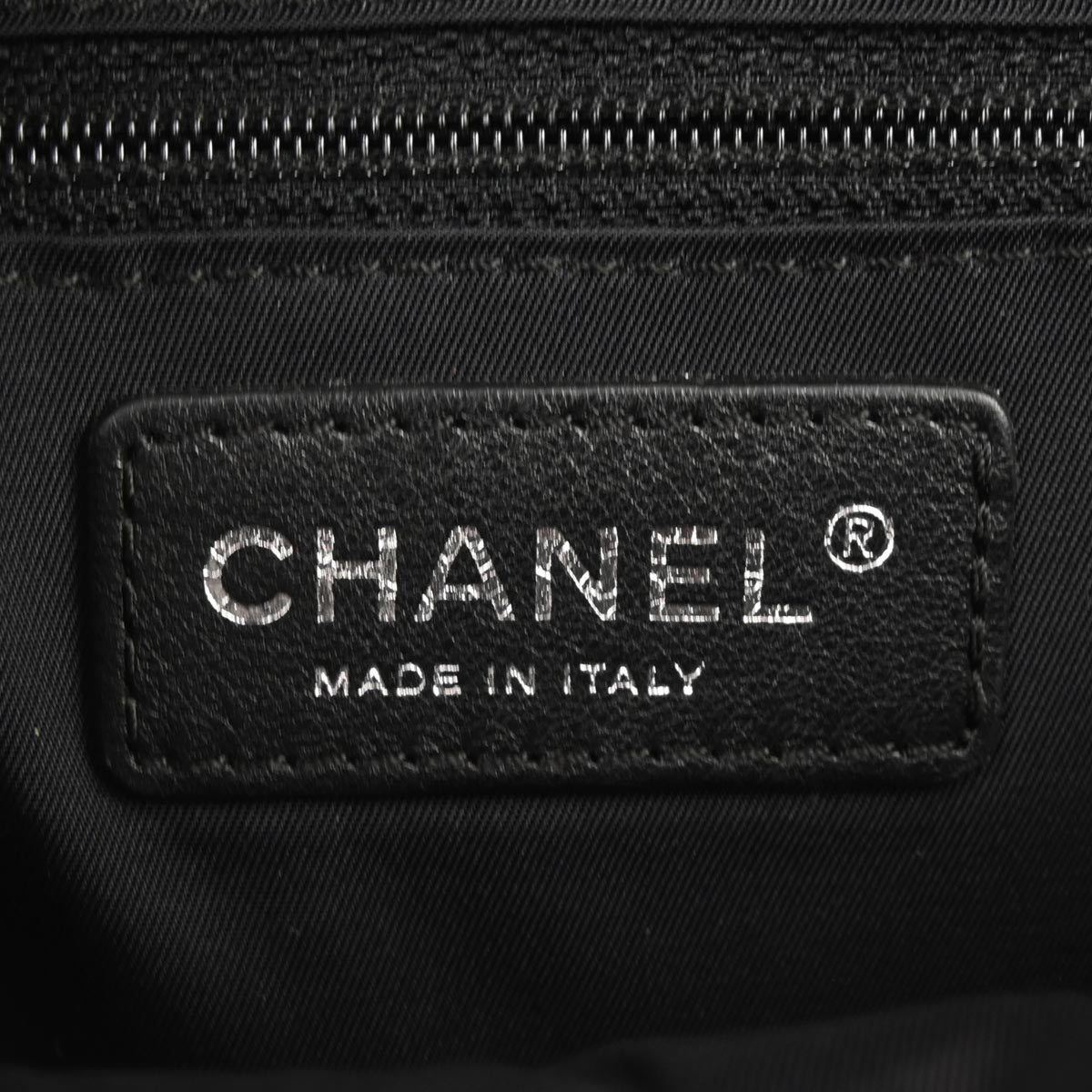 Chanel 2005-2006 Black Pony Hair Canvas Sport Line Flap Chain Shoulder Bag