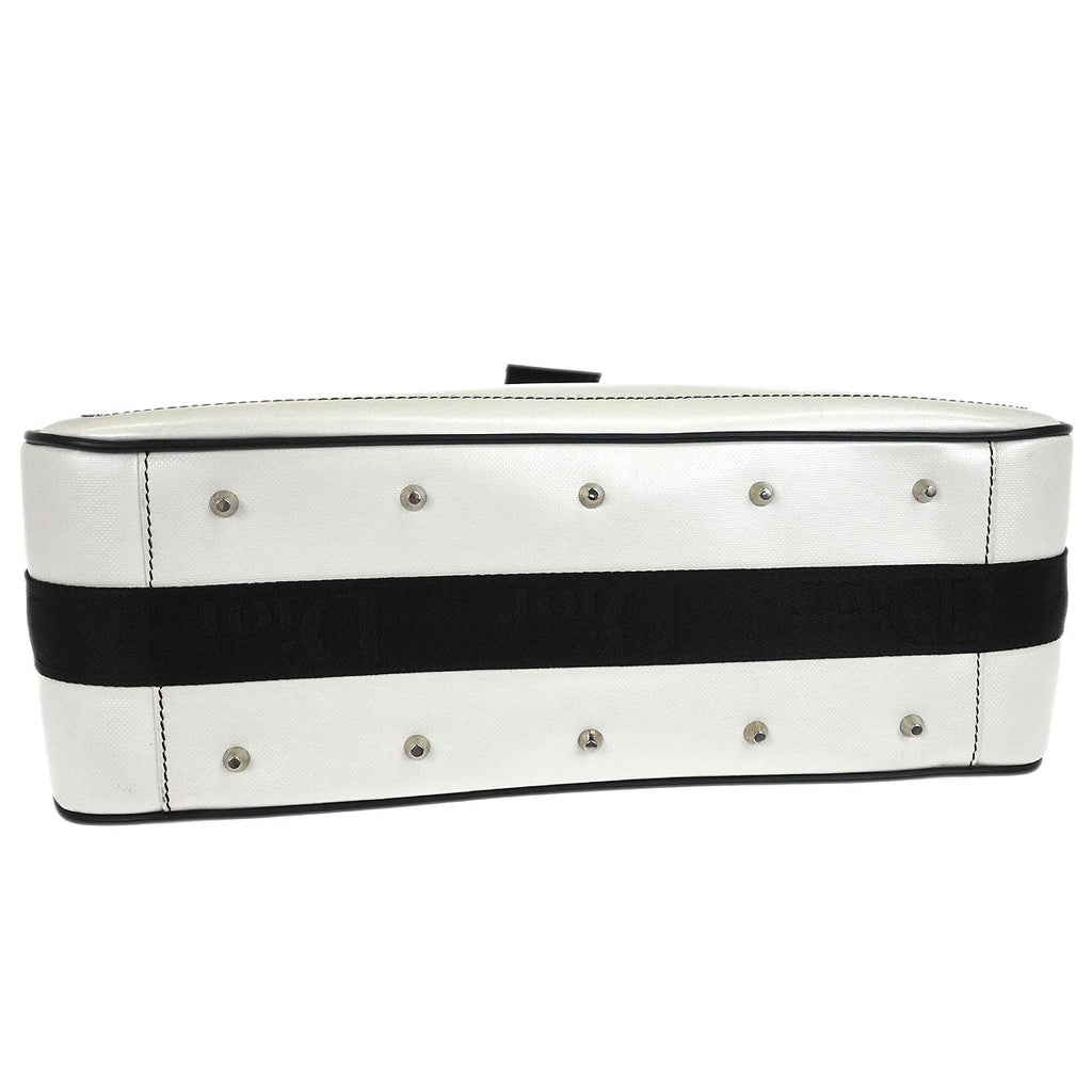 Christian Dior White Leather Hardcore Handbag