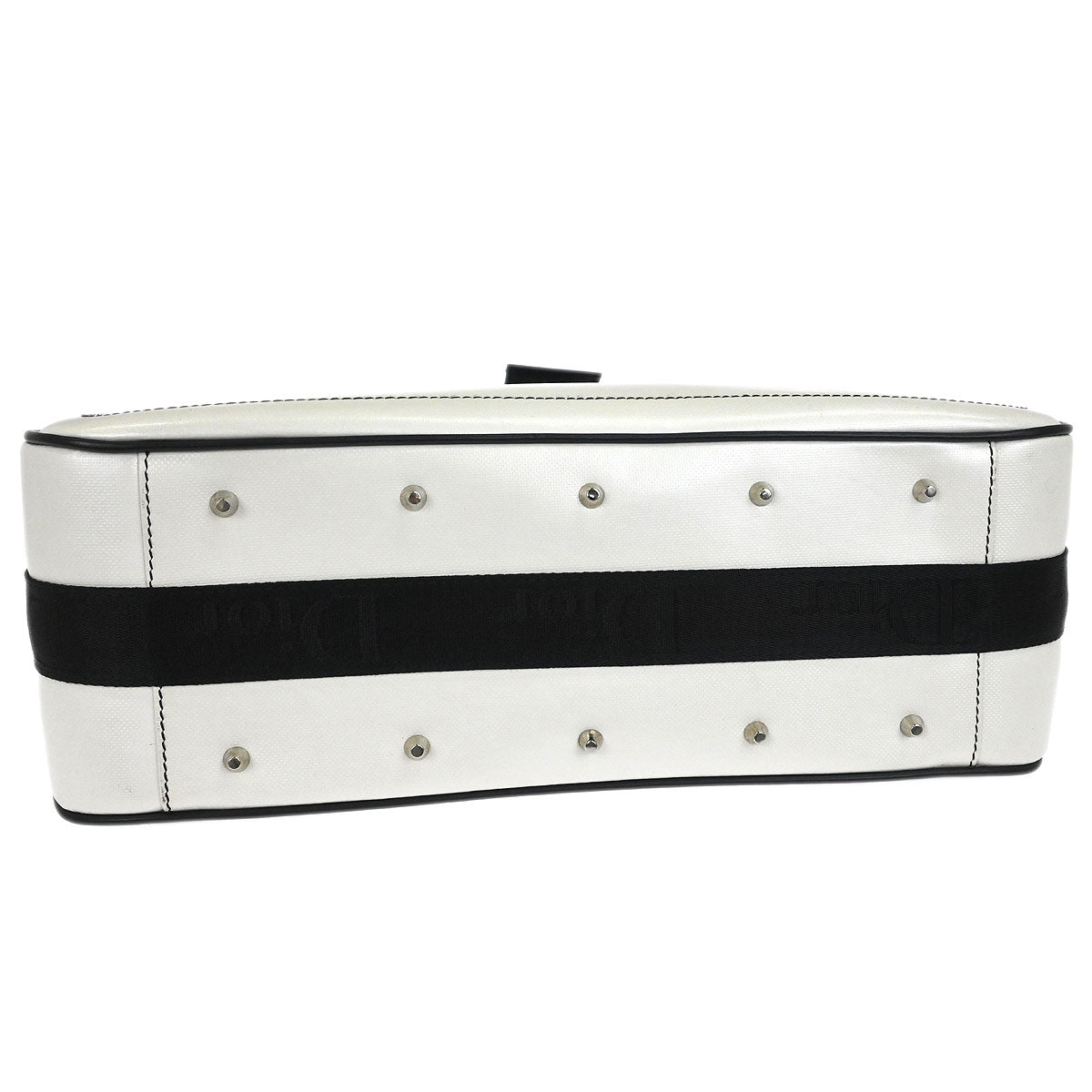 Christian Dior White Leather Hardcore Handbag